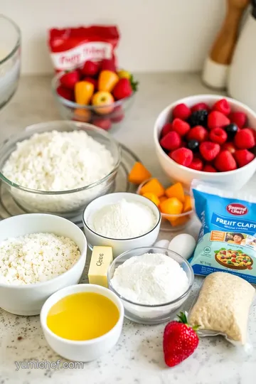 Pampered Chef Fruit Pizza Recipe ingredients