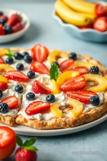 Pampered Chef Fruit Pizza Recipe presentation