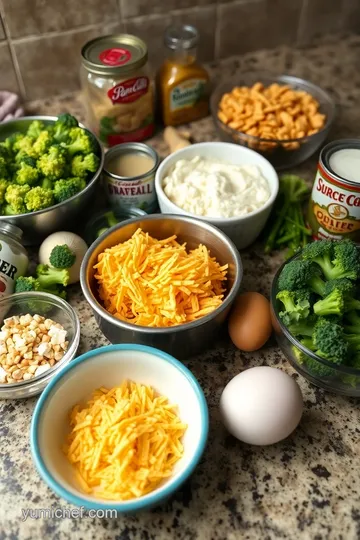 Paula Deen Broccoli Casserole ingredients