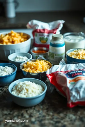 Paula Deen’s Classic Southern Macaroni and Cheese ingredients