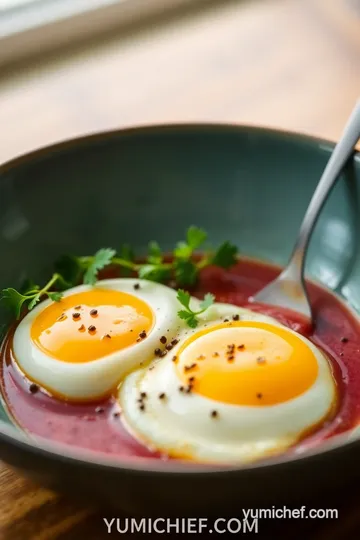 Perfectly Poached Eggs in a Pampered Chef Egg Cooker presentation