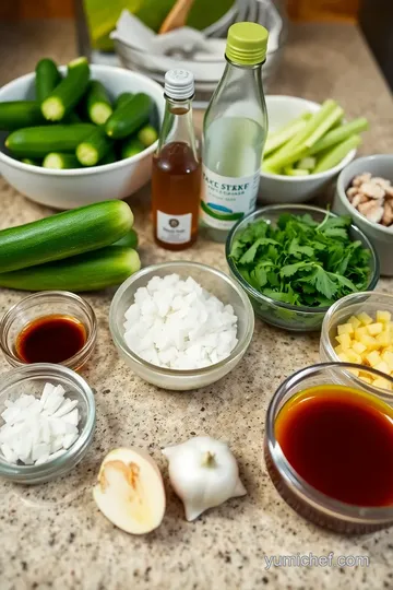 Din Tai Fung Cucumber Salad ingredients