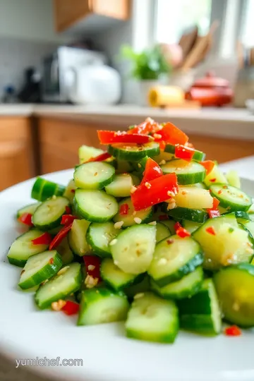 Din Tai Fung Cucumber Salad steps