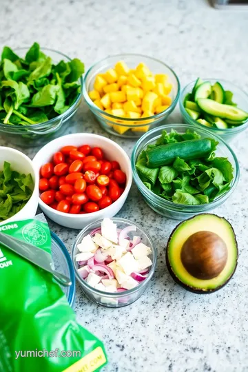 Panera-Inspired Balsamic Greens with Grains ingredients