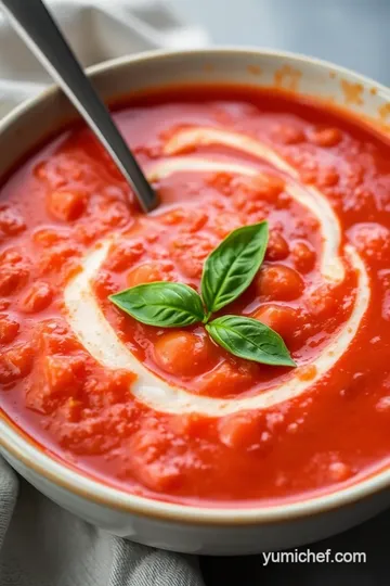 Quick Tomato Soup - Delicious & Easy Comfort presentation