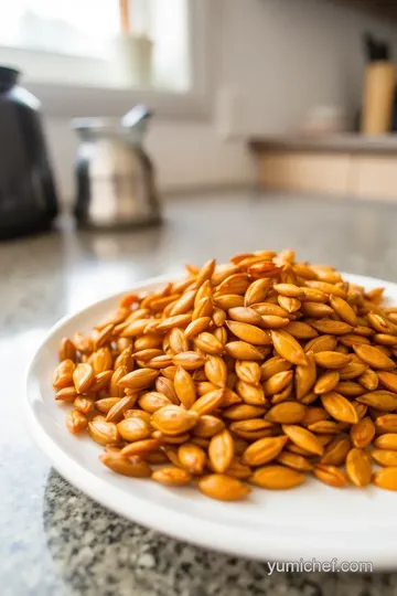 Roasted Butternut Squash Seed Snack steps