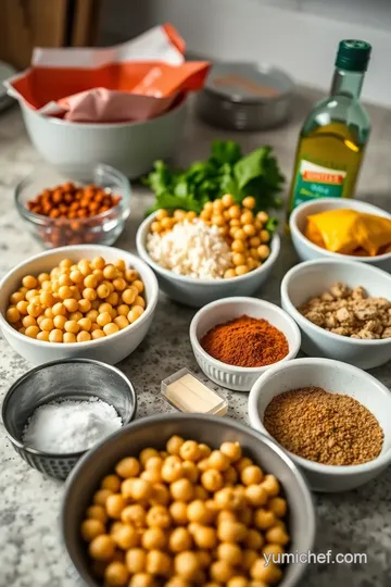 Crunchy Chickpea Snack ingredients