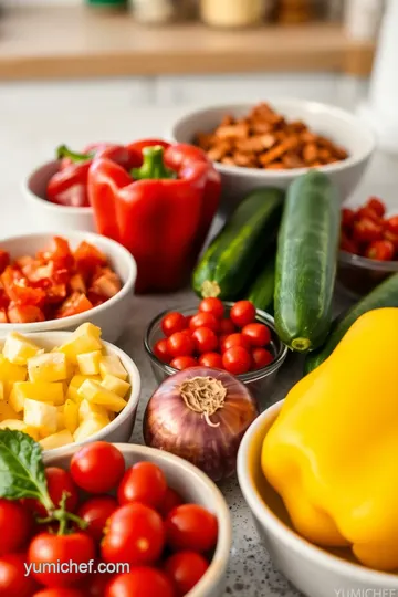 Roasted Vegetable Medley with Herb Brush ingredients