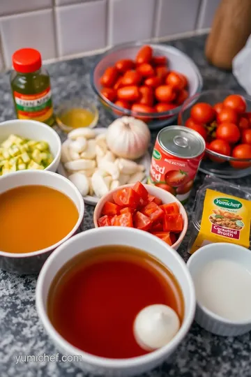 Sautéed Tomato Bisque with Creamy Twist ingredients