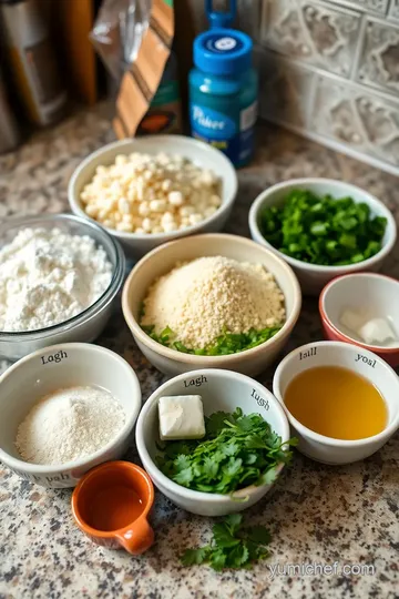 Savory Chinese Scallion Pancakes ingredients