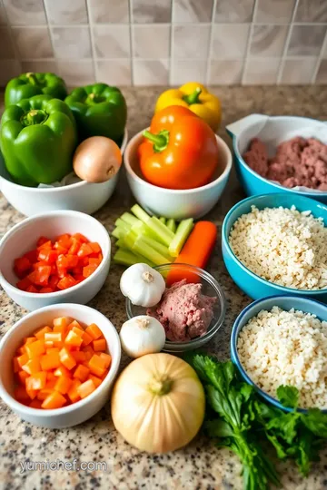 Savory Stuffed Bell Peppers ingredients