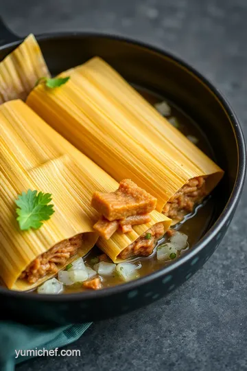 Delicious Pork Tamales Recipe presentation