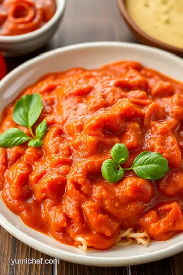 Savory Tomato Sauce: Easily Transformed from Paste presentation