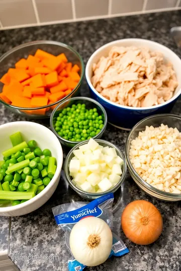 Ultimate Pampered Chef Chicken Pot Pie ingredients