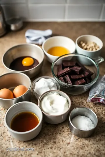 Decadent Chocolate Mousse ingredients