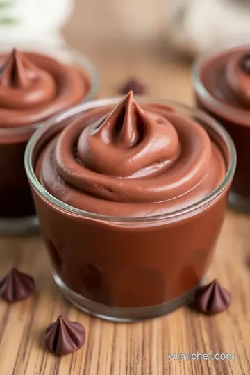 Decadent Chocolate Mousse presentation