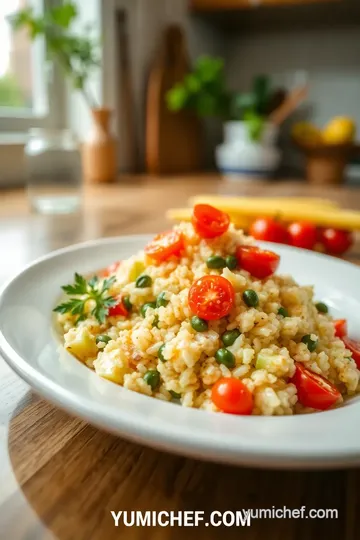 Macro-Inspired Chef s Garden Vegetable Risotto steps