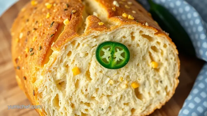 Vegan Jalapeno Cheddar Artisan Bread