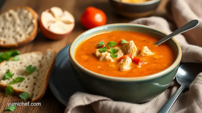 Blend Smoky Chicken Tomato Bisque in 30 Minutes