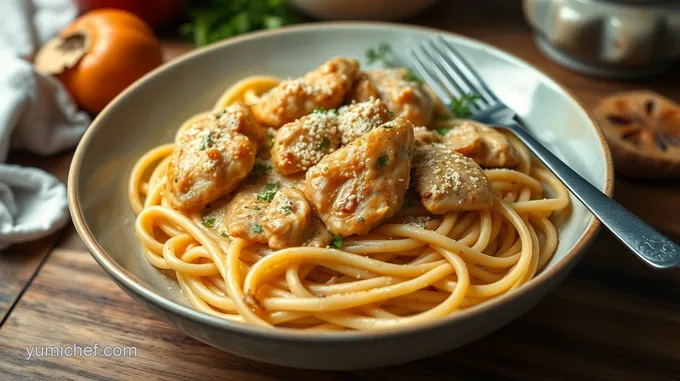 Fettuccine Chicken Marsala