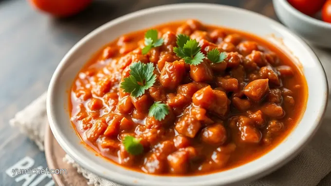 Quick Chili with Tomato Paste Flavor Boost