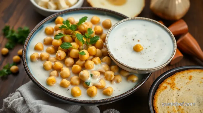 Sautéed Chickpeas with Creamy Coconut Sauce