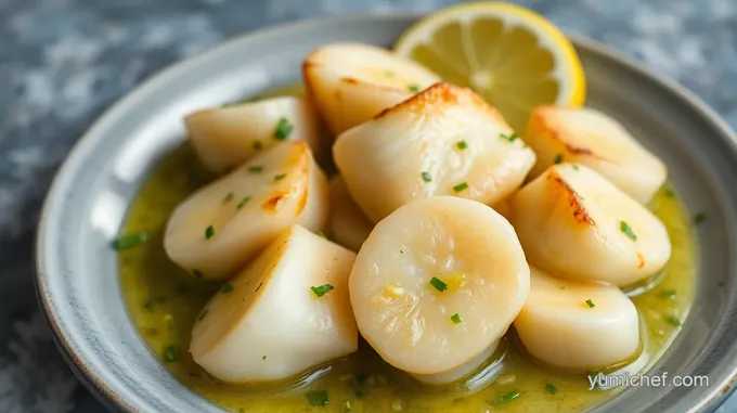 Pan-Seared Chef Pack Scallops with Lemon Herb Butter Sauce