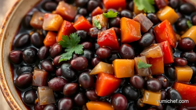 Purple Black Bean Soup