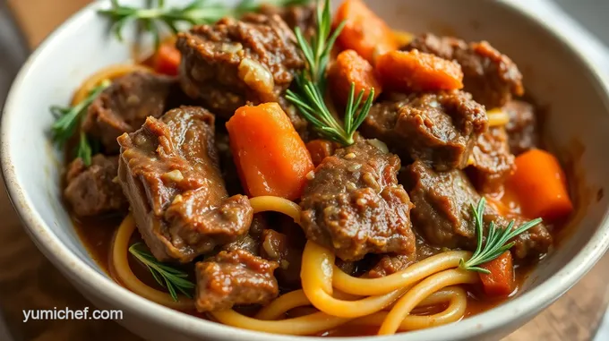 Slow Cooked Lamb Ragu with Rosemary