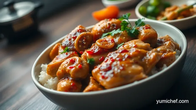 Spicy Honey Garlic Chicken Thighs