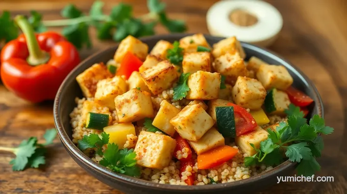 Stir-Fry Tofu with Colorful Veggies